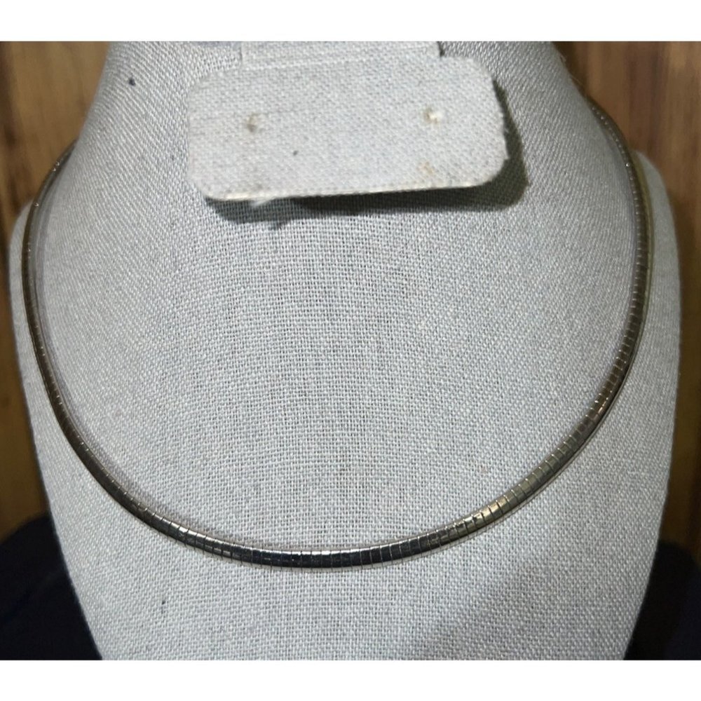 Vintage Silver Snake Chain -- 18"
